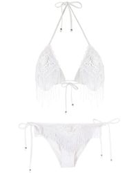 Amir Slama - Beaded Embroidery Bikini Set - Lyst