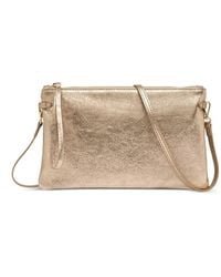 Gianni Chiarini - Metallic Satchel Cross Body Bag - Lyst
