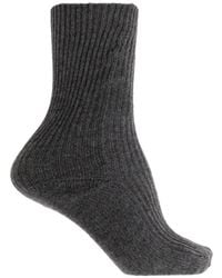 Lisa Yang - Ribbed-Knit Cashmere Socks - Lyst