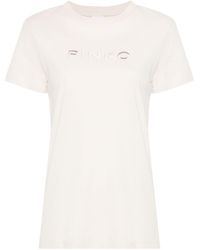 Pinko - Katoenen T-shirt Met Geborduurd Logo - Lyst