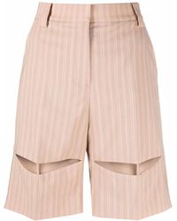Krizia - Bermudas con rayas diplomáticas - Lyst