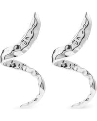 FEDERICA TOSI - Snake Textured Drop Earrings - Lyst