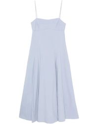 St. Agni - Pleated Cotton Dress - Lyst