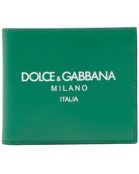 Dolce & Gabbana - Portemonnaie mit Logo-Print - Lyst