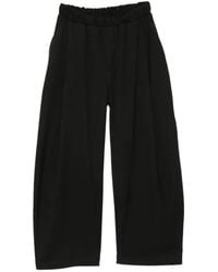 Imperial - Elasticated-Waistband Wide-Leg Trousers - Lyst