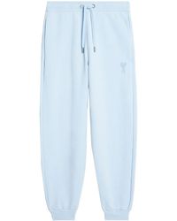 Ami Paris - Ami De Coeur Cotton Track Pants - Lyst