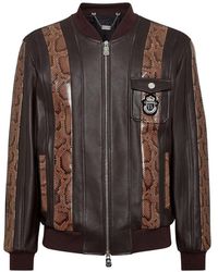 Billionaire - Bomberjack Met Python-Effect - Lyst