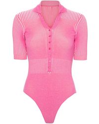 Jacquemus - Body in stile polo Le Body Yauco - Lyst