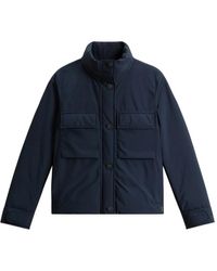 Woolrich - Flap-Pocket Padded Jacket - Lyst