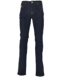 Etro - Vaqueros Con Motivo Del Logo - Lyst
