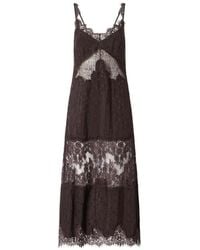 Pinko - Robe-Nuisette À Bretelles En Dentelle - Lyst