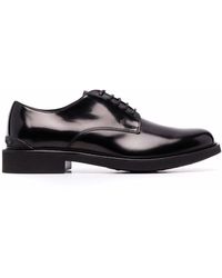 Tod's - Polished Leather Derby Shoes - Lyst