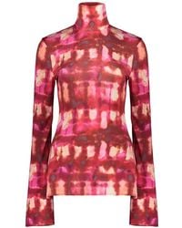 Ellery - Abstract-Print Long-Sleeve Top - Lyst