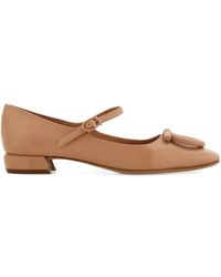 Ferragamo - Zapatos Mary Jane Maxi Gancini con tacón de 20 mm - Lyst