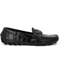 Philipp Plein - Crocodile-Embossed Loafers - Lyst
