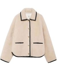 Anine Bing - Teddy Jack Met Zwarte Details - Lyst