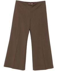 KHAITE - Pantalon Walter À Coupe Crop - Lyst