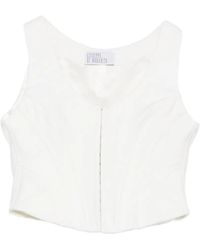 GIUSEPPE DI MORABITO - V-Neck Top - Lyst