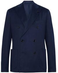 Lardini - Chaqueta Con Doble Botonadura - Lyst
