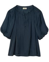 Zadig & Voltaire - Teko Satin Blouse - Lyst