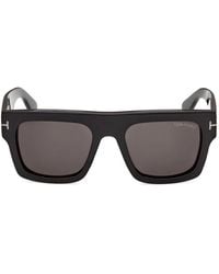 Tom Ford - Fausto Square-Frame Sunglasses - Lyst