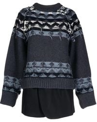 Goen.J - Pullover Im Layering-Look - Lyst