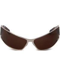 Off-White c/o Virgil Abloh - Luna Tortoiseshell Biker-Style Sunglasses - Lyst