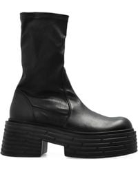 Agl Attilio Giusti Leombruni - Lignes Stretch Platform Ankle Boots - Lyst