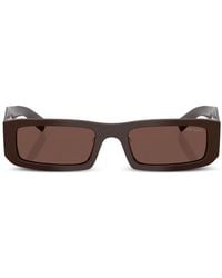Prada - Zonnebril Met Logo - Lyst