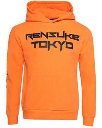 Rensuke Tokyo - Hoodie En Coton À Logo Imprimé - Lyst