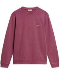 Woolrich - Garment-Dyed Logo-Print Sweater - Lyst