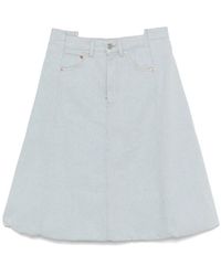 Victoria Beckham - Midi-Spijkerrok - Lyst