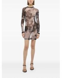 Helmut Lang - Langärmeliges Minikleid - Lyst