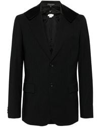 Comme des Garçons - Single-breasted Wool Blazer - Lyst