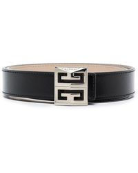 Givenchy - 4g Buckle Leather Belt - Lyst