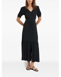 La Petite Francaise - Retard Open-Back V-Neck Maxi Dress - Lyst