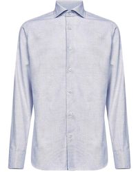D4.0 - Overhemd Met Knopen En Jacquard - Lyst