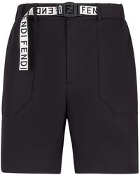 fendi eye shorts