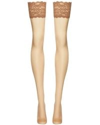 Wolford - Satin Touch 20 Stay-Ups - Lyst
