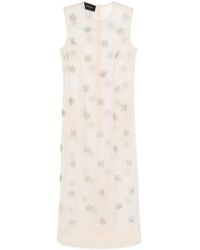 Simone Rocha - Crystal-Embellished Tulle Midi Dress - Lyst
