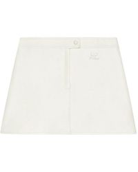 Courreges - Mini-Rok Met Logo - Lyst