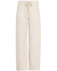 Citizens of Humanity - Drawstring Waist Wide Leg Trousers - Lyst