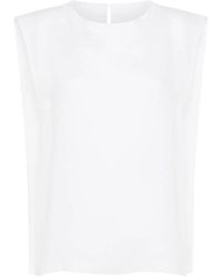 Momoní - Sofia Asymmetric-Detail Top - Lyst