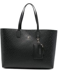 Tommy Hilfiger - Th Icon Embossed Tote Bag - Lyst