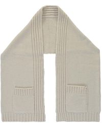 Moorer - Pocket-Detail Ribbed Scarf - Lyst