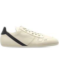 Rick Owens - Minimal Sneak Leather Panel Sneakers - Lyst
