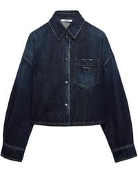 Prada - Denim Shirt - Lyst