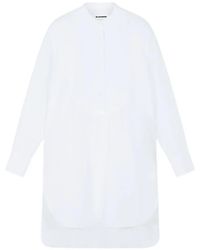 Jil Sander - Katoenen Blouse Met Lange Mouwen - Lyst