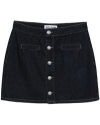 DKNY - High-Rise Button-Details Skirt - Lyst