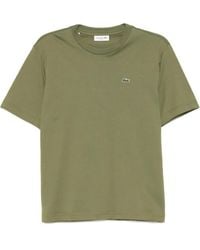 Lacoste - Logo-Appliqué Cotton T-Shirt - Lyst